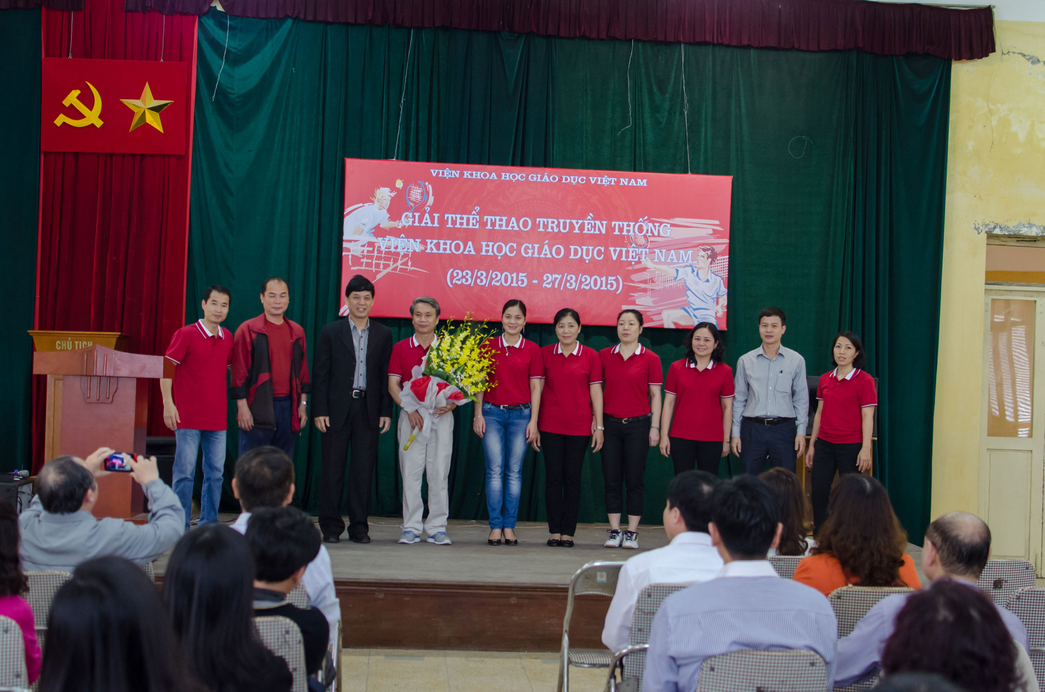 Giải thể thao chào mừng đại hội Đảng bộ Viện Khoa học giáo dục Việt Nam