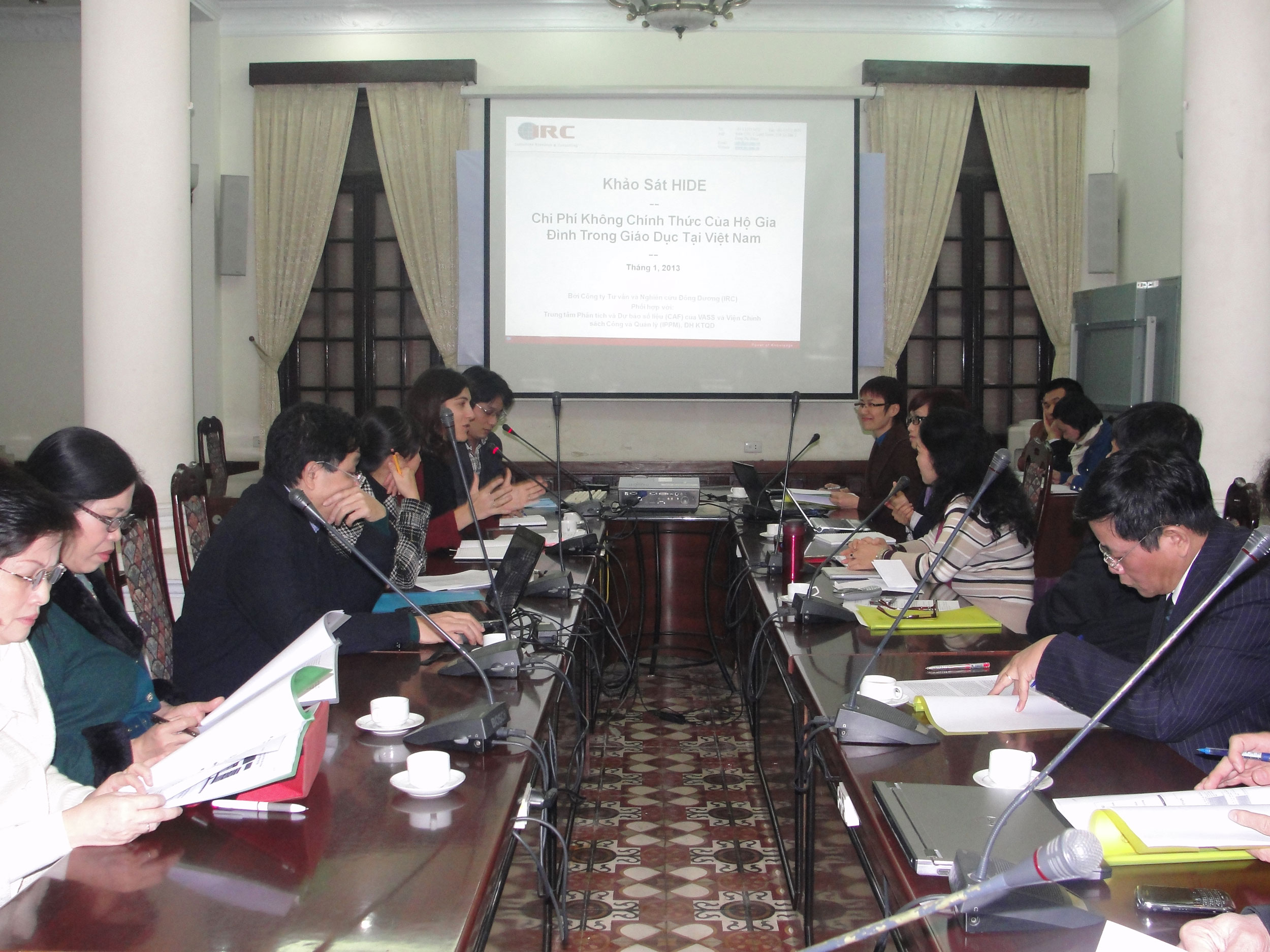 Hội thảo thông tin kết quả nghiên cứu “Chi phí không chính thức của Hộ gia đình trong giáo dục tại Việt Nam (HIDE)”