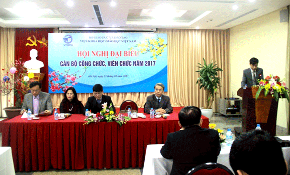  Hội nghị đại biểu cán bộ công chức, viên chức Viện Khoa học giáo dục Việt Nam, năm 2017