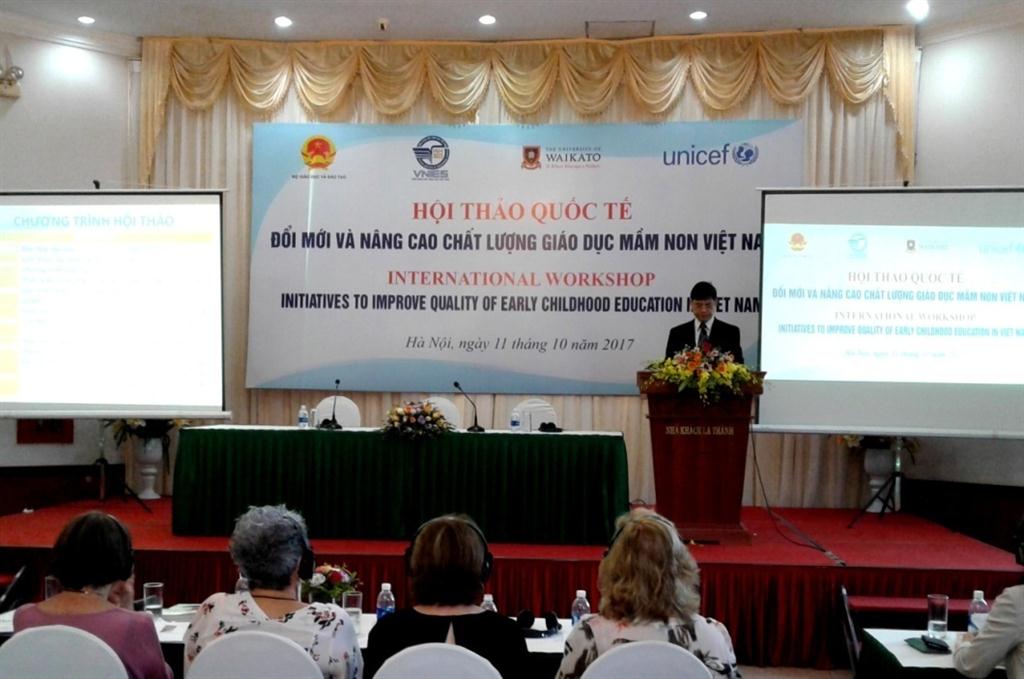 Hội thảo quốc tế “Đổi mới và nâng cao chất lượng giáo dục mầm non Việt Nam