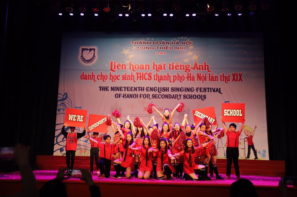 THCS Thực Nghiệm đạt giải cao nhất  tại Chung khảo Liên hoan hát Tiếng Anh thành phố Hà Nội lần thứ XIX